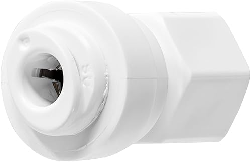 Miniatura 6 de Kit de línea de agua PEX de 6 pies x 14 pulgadas de diámetro exterior para nevera con adaptadores hembra de conexión rápida de 14 pulgadas.