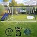Sportspower Arcadia Metal Swing Set for Kids - Trapeze, 2-Person Glider, 5ft Slide, Anchor Kit, 6.1ft Durable Steel Frame - Outdoor Backyard Playset with 600 lbs Capacity, Image 6 Sportspower Arcadia Metal Swing Set for Kids - Trapeze, 2-Person Glider, 5ft Slide, Anchor Kit, 6.1ft Durable Steel Frame - Outdoor Backyard Playset with 600 lbs Capacity, Image 6