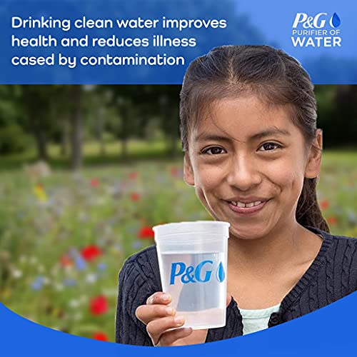 P&G Purifier of Water Portable Water Purifier Packets (Box of 240 Packets). Emergency Water Filter Purification Powder Packs for Camping, Hiking, Backpacking, Hunting, and Traveling. - Thumbnail 7