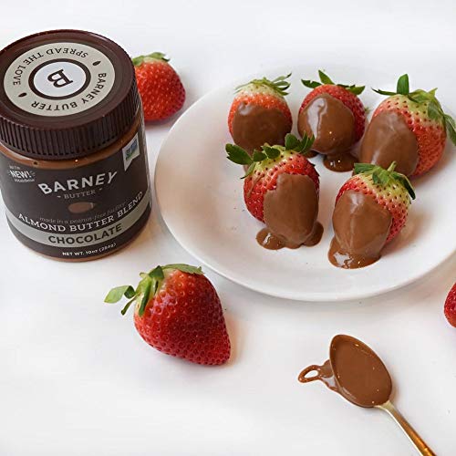 Barney Almond Butter, Paleo Friendly, Keto, Non-Gmo, Skin-Free, Chocolate, 10 Oz #TOP1