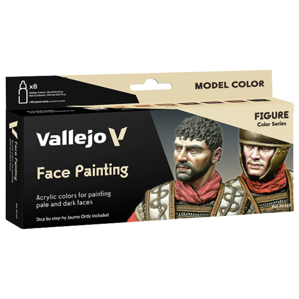 Vallejo Model Color Acrylic Paint, 18 ml, Self-Leveling Formula for Miniatures and Figures, BSL System, Matte Finish