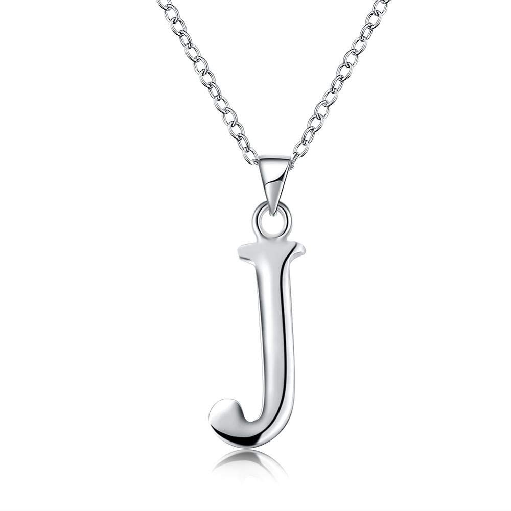 Buchstabe Halsketten Anhänger Alphabet Anfangskette 925 Sterling Silber Chokerhalskette für Damen Edlen Schmuck