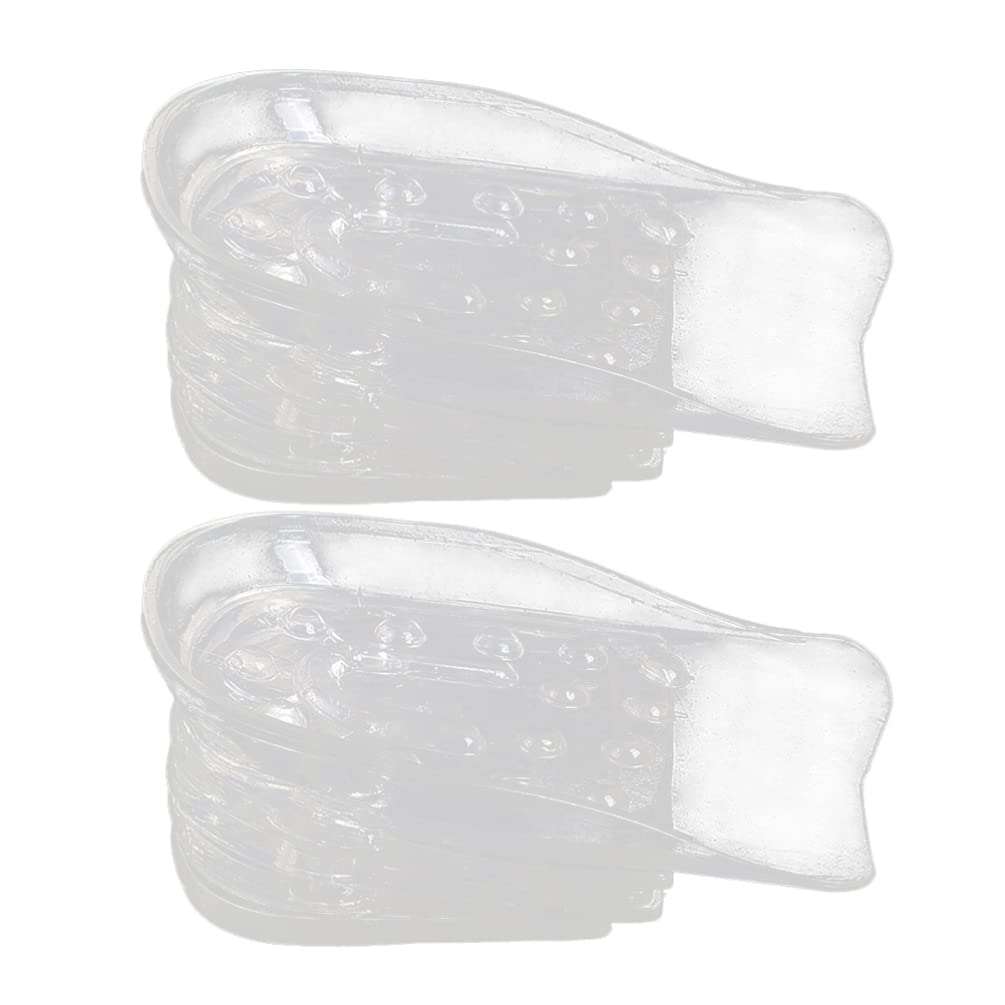 generic 1 Pair 5- Layer Height Increase Insoles Adjustable Shoe Lifts 3cm Heel Pads Cushion Invisible Silicone Shoe Lift Elevator Heel Heightening Pads for Men