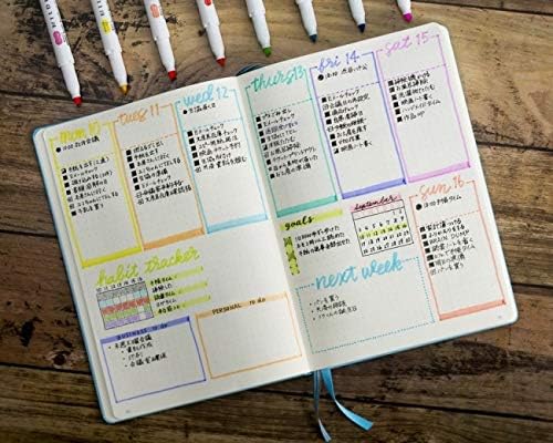 Miniatura 3 de ZEBRA MILDLINER Marcadores de rotulador, paquete de 7 (WKT7-5C  WKT7-5C-NC  WKT7-5C-RC  WKT7-N-5C  WKT7-5C-HC  WKT7-5C-YC  WKT7-5C-NTC) juego de