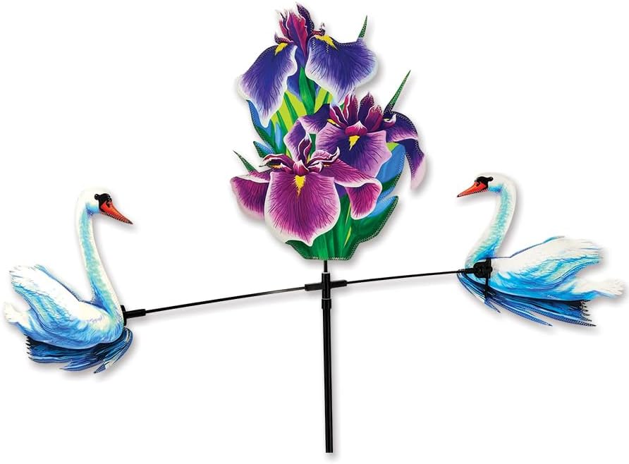 Single Carousel Spinner - Swans