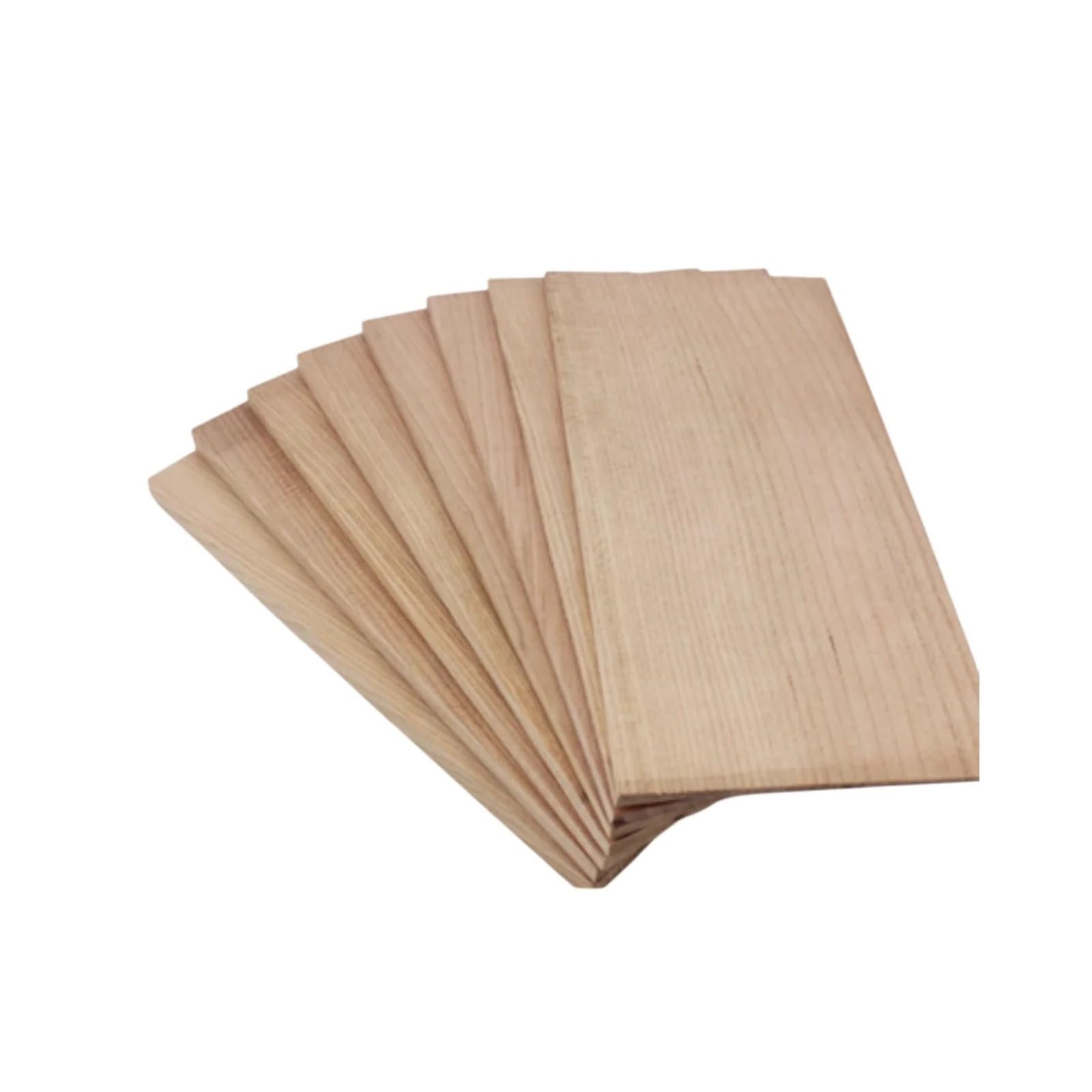 madera, Paquete de 5 láminas chapa madera maciza cerezo rojo norteamericano 200 x 100 mm y 2-15 grosor for bricolaje