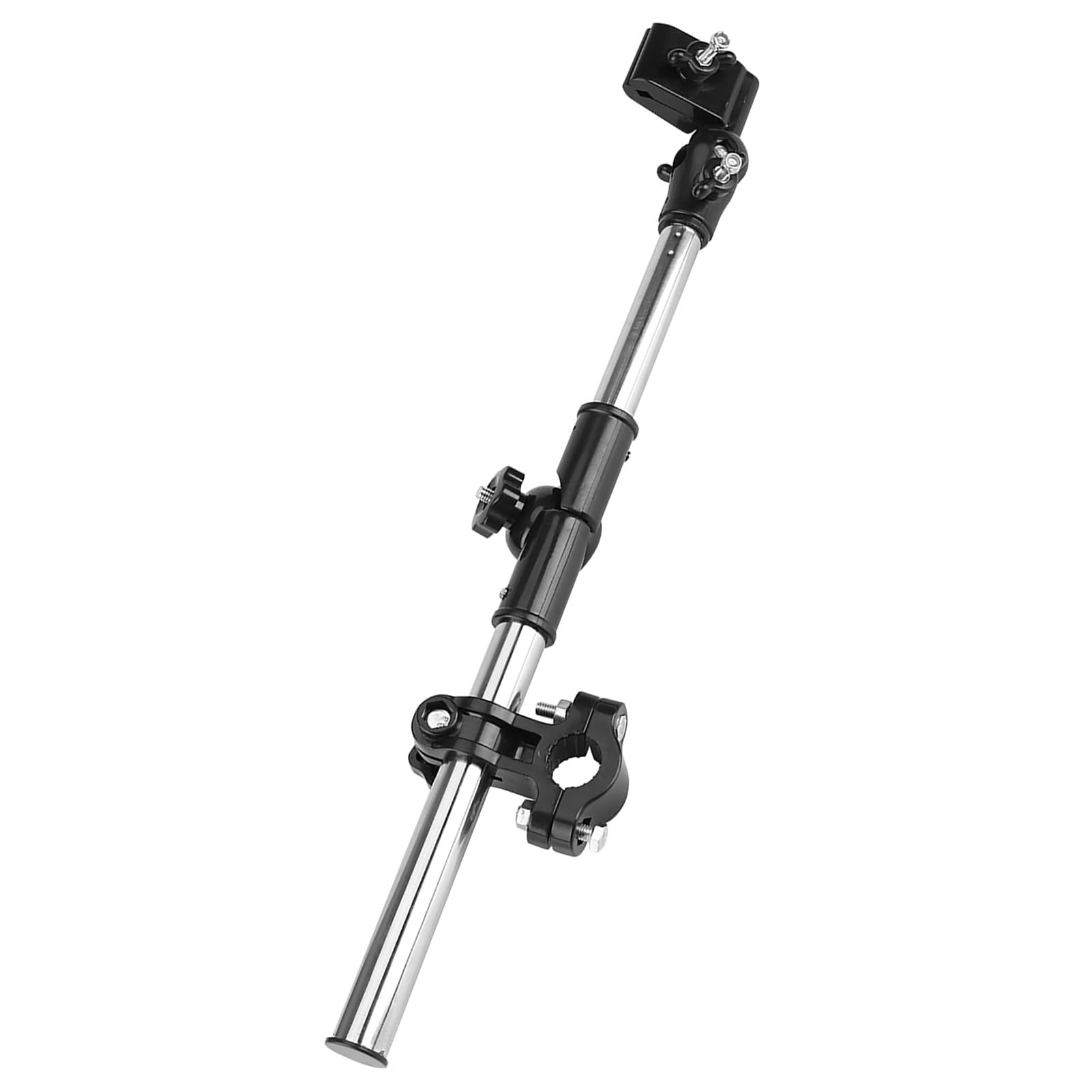 Fabater Soporte para Paraguas, Soporte de Soporte de Montaje Elástico para Paraguas de Bicicleta Ajustable de 360 ​​°, Abrazadera de Paraguas para Bicicleta, Manillar de 0,79-0,98