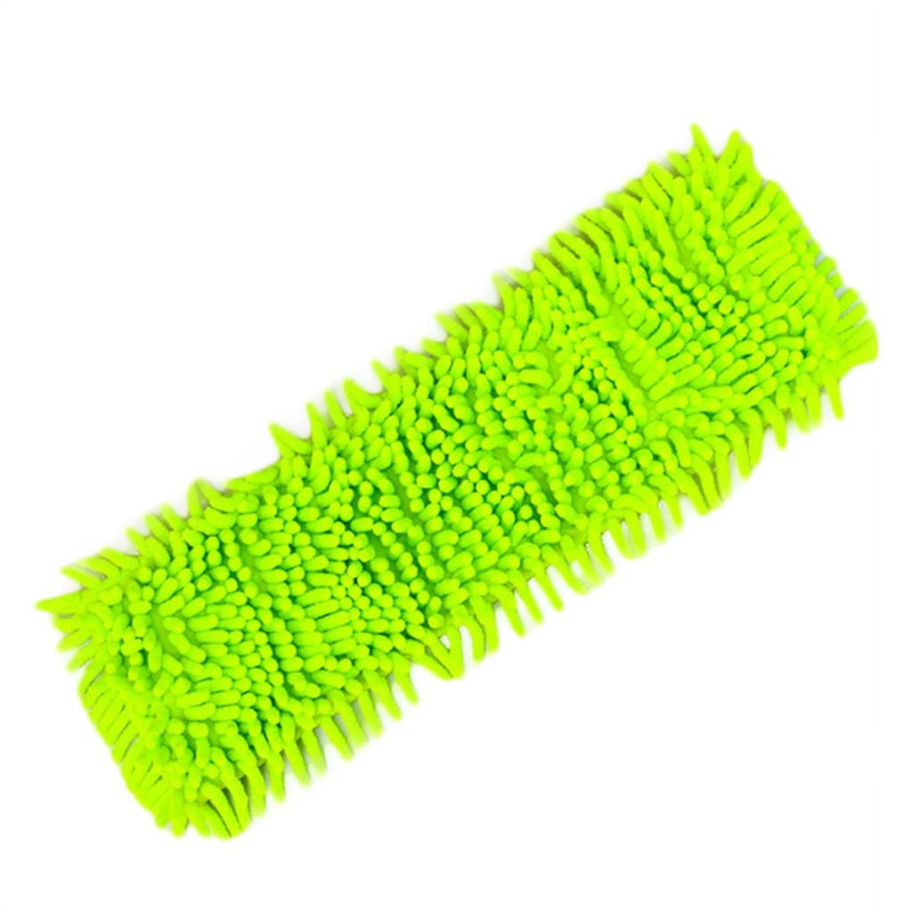 Cabeza de reemplazo de la fregona de Chenille for el suelo de lavado Paño de limpieza de la microfibra Microfibra autoprolada(1-Pack)
