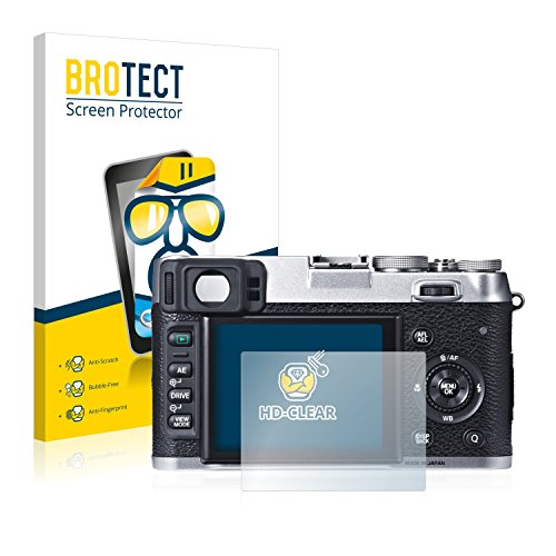BROTECT Protector Pantalla para Fujifilm X100S Protector Transparente (2 Unidades) Anti Huellas