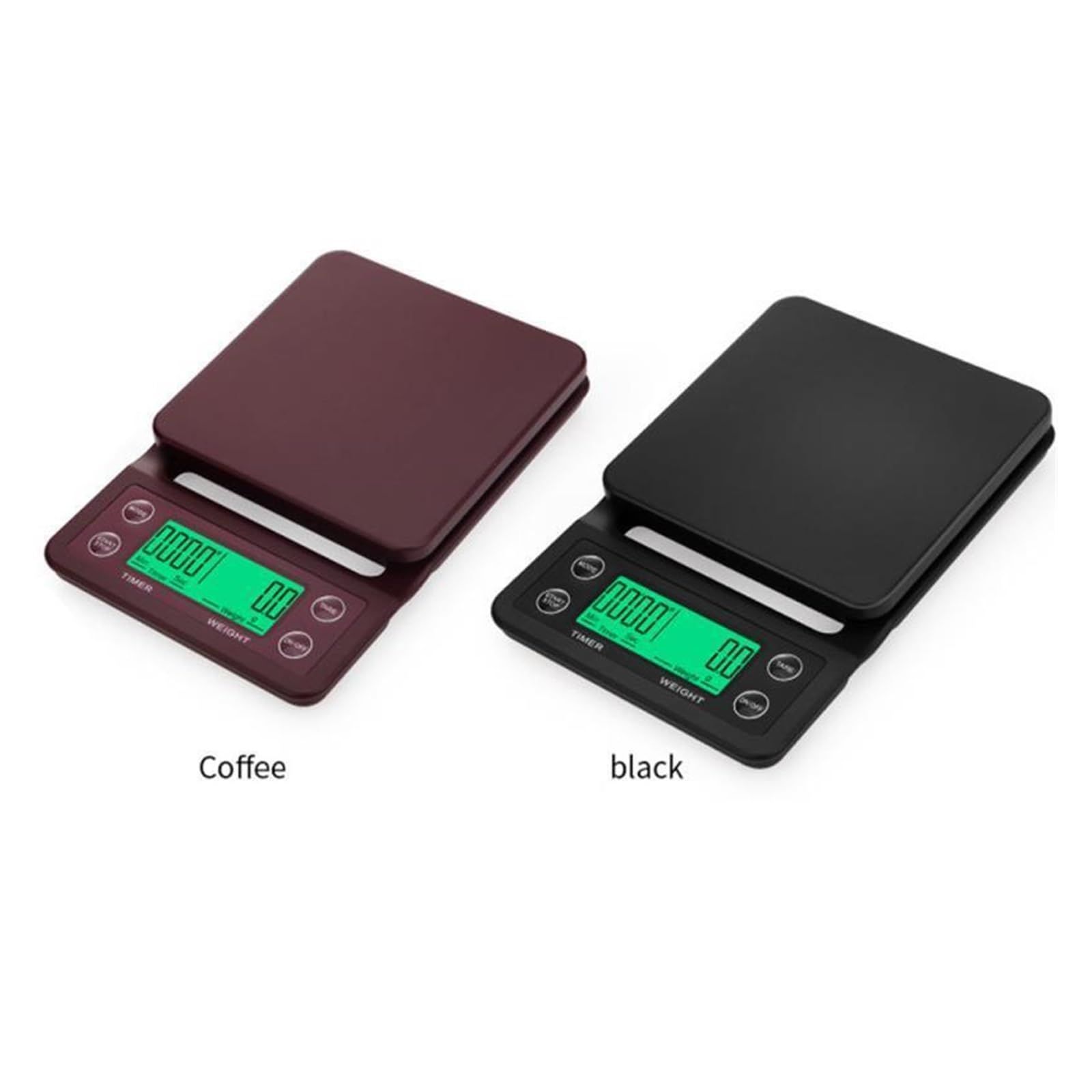 Báscula De Café Inteligente, Cocina For Alimentos, Electrónica Digital Con Temporizador, Joyería Precisión, Mini Pesaje For El Hogar Medición Precisa Esfuerzo(Black,3KG-0.1g)