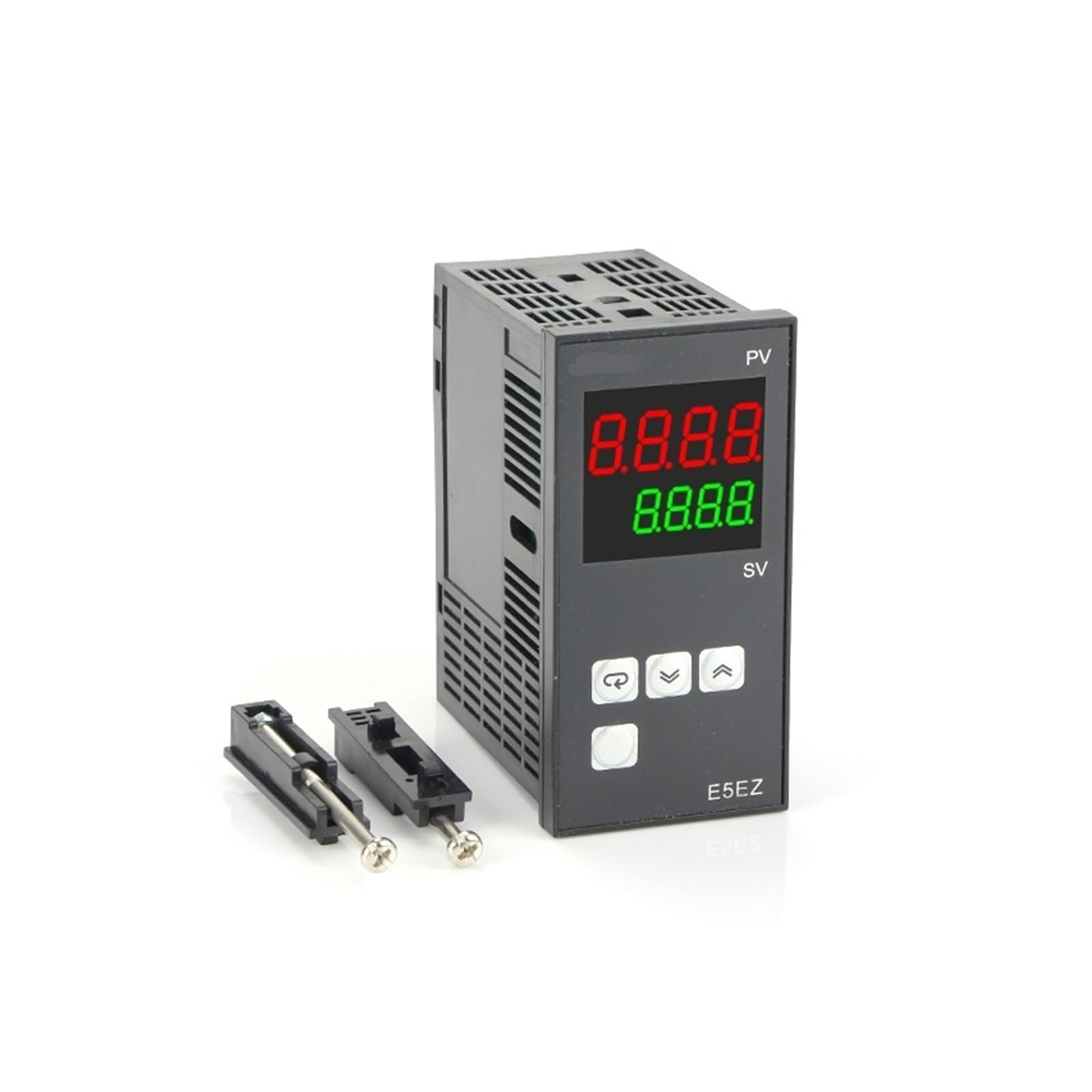 Controlador de Temperatura Termostato Controlador de Temperatura Inteligente Digital RS485 de la Serie E5 KEJ PT100 de 4-20 mA, 0-5 V, Tipo CA 220 V(Relay has RS485,72x72mm AC 220V)