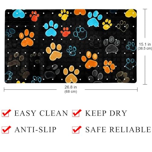 Tapis de bain antidérapant extra long lavable en machine - 5