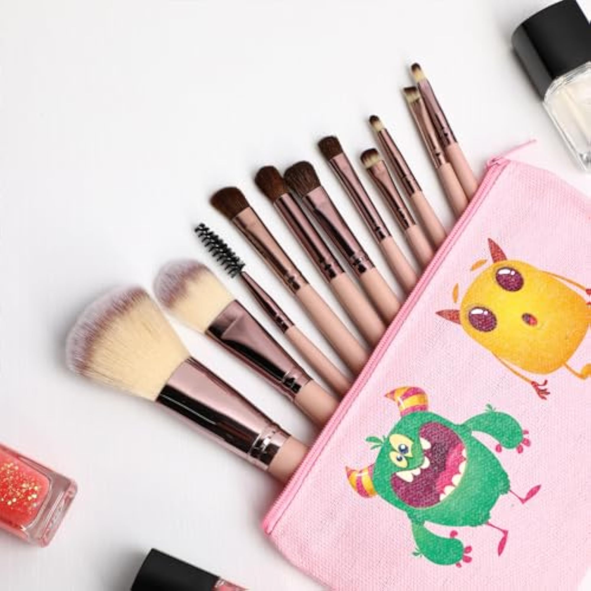50 Pcs Canvas Zipper Pouch Bulk Gift, Perfect for DIY Projects