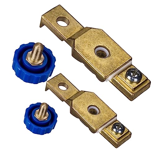 CHILDWEET Blue Car Battery Cut Off Switch Leakproof Terminal Isolator Theft Device Durable Screw Installation Quick Release for Vehicles and Rvs