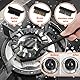 9 Stück Detailing Pinsel Set, Auto Detailingbürste in Hart - Mittel - Weich, Pinsel Autoreinigung zur Professionellen Autopflege Innen & Außen, für Auto Armaturenbrett, Lüftungsdüsen und Motorrad