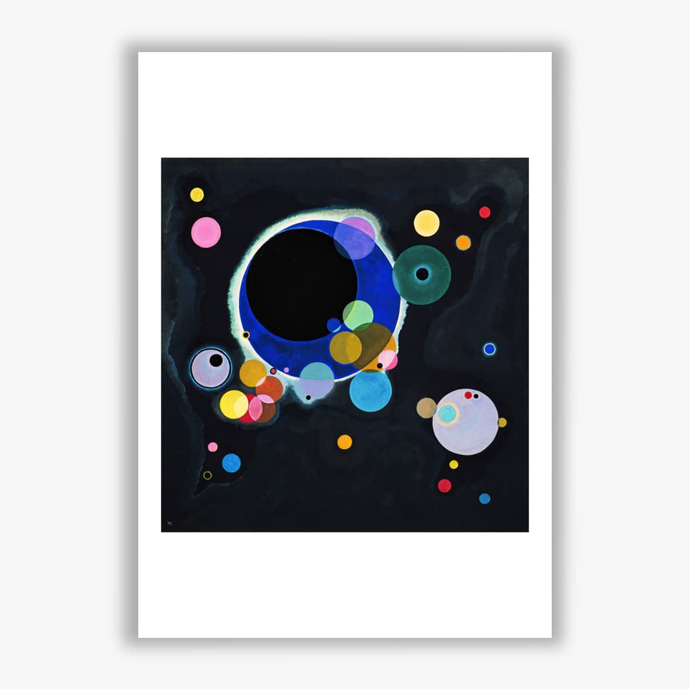 Impression encadrée Plusieurs cercles Kandinsky giclée - 2