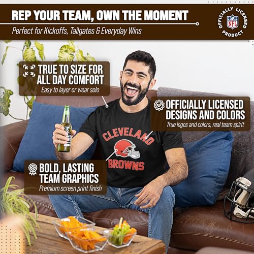 Image of NFL Gameday Cotton Blend T-Shirt for Men and Women - Licensed