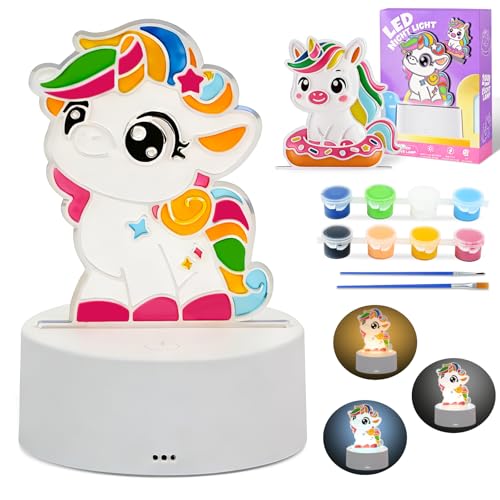 PATEMZON Kit de Pintura de Lámpara Unicornio