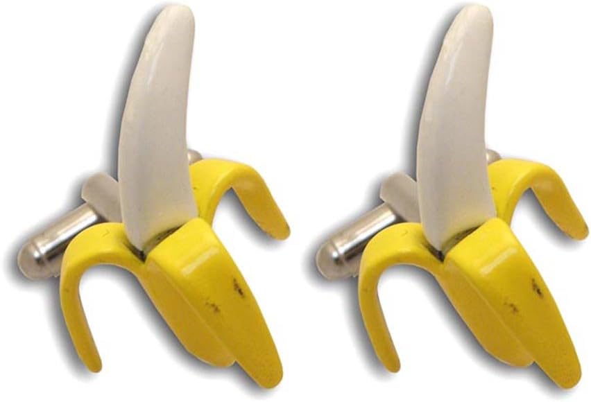 The British Belt Company Banana Cufflinks