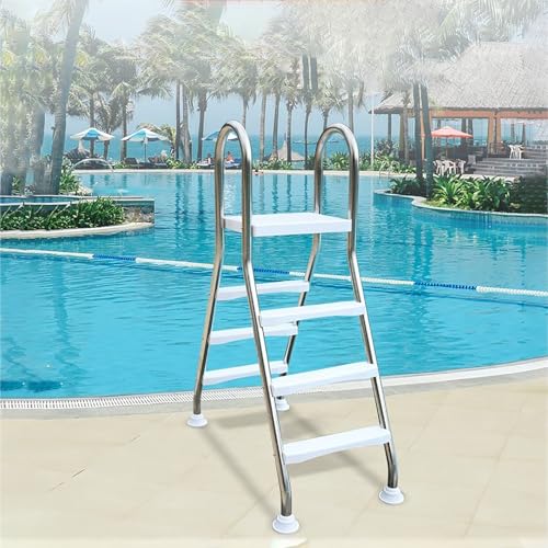 Escalera para piscina de acero inoxidable antideslizante miniatura 4