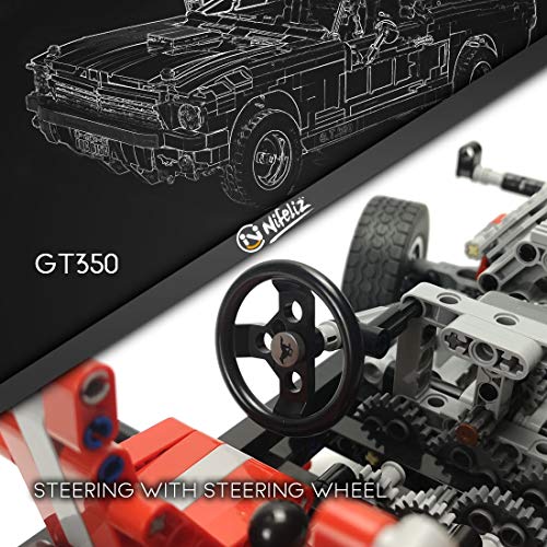 Nifeliz Muscle Car 1965S Gt350 Race Car Building Set (1,817 Pieces) #TOP6