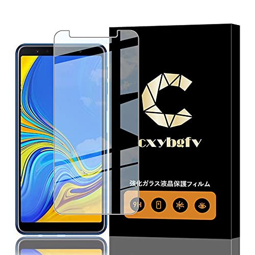 Galaxy A7 2019/2018 フィルム 硬度9H 耐衝撃 Samsung ギャラクシー A7 2019/2018 強化ガラス 保護フィルム 撥油性 防指紋 0.26mm 高透過 飛散防止 貼り付け易い 液晶保護ガラス (Galaxy A7 2019)