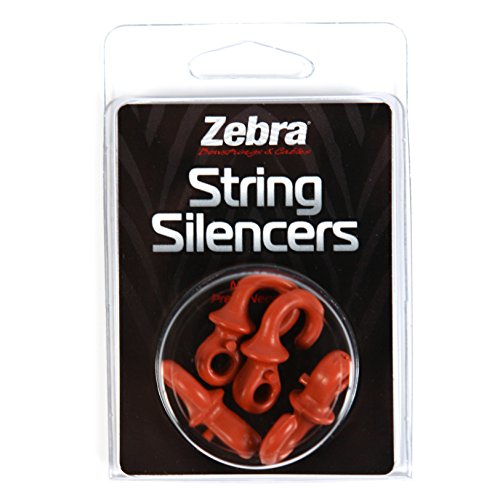 Zebra String Silencers Pack, Red