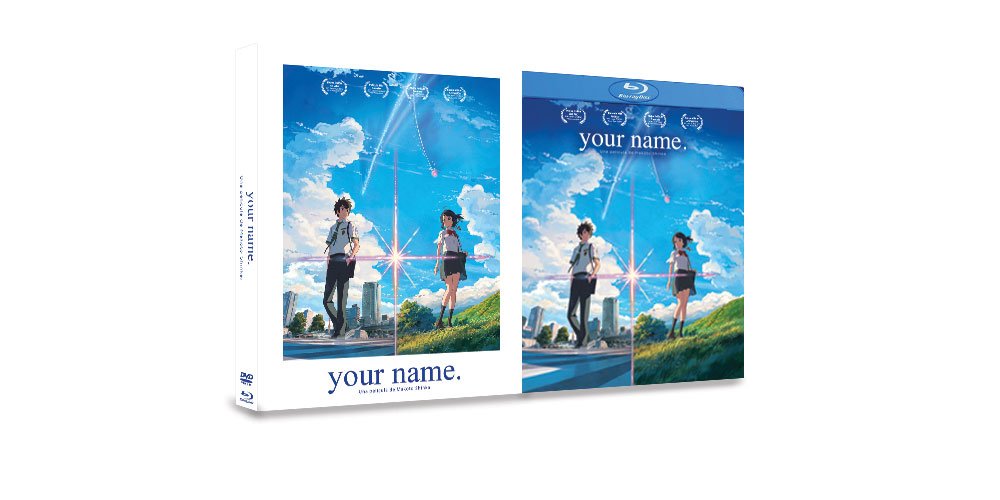 Your Name Blu-ray + DVD Edicion Regular (Latin Spanish Language) Kimi no Na wae) Mexico Import | USA Non-Compatible Product | Region - 4