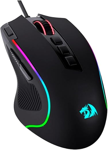 Mouse Gamer Redragon Predator RGB M612-RGB, Preto