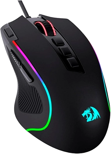 Mouse Gamer Redragon Predator RGB M612-RGB, Preto