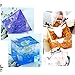 Resin Silicone Mold Large Epoxy Resin Mold for Casting Soap,Paperweight, Candle, DIY Art Resin Molds Coaster Cube Pen Holder Flower Pot Pendant Cylinder Round Molds Christmas Gift