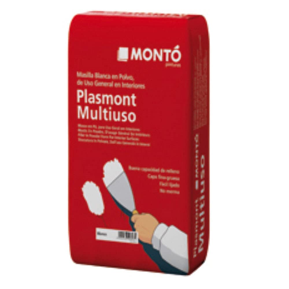 Masilla Plasmont Multiuso en Polvo de uso universal para Interior (15kg)