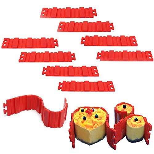 Bake Snakes, 8 PCS Silicone Cake Mold Food Grade Nonstick Flexible Reusable Create Any Shape of Cake DIY Baking Mould Tools