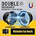 Joinerjetly 4 Magnetic Dust Collection Fittings for Dust Collectors Woodwork Shop Vacuum Hose,One-to-Multi Lightning Lock Dust Collector System w/1PK Mag Port Connector+3Set 4”&2 Set 2.5” Couplers.