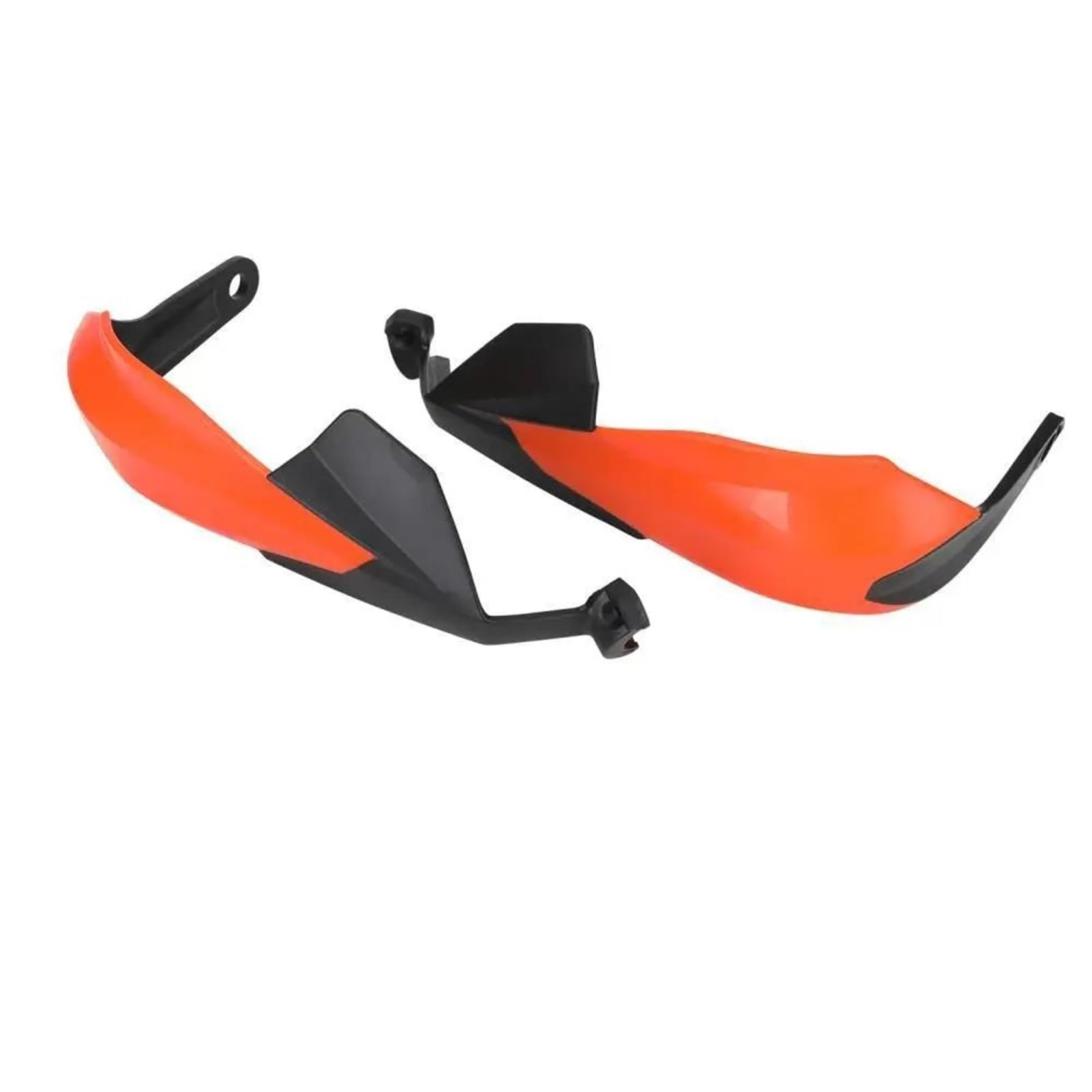 HDHCSCAGH Motorcycle Handguard Shield Universal HandGuard Hand Guard Motorcycle Handle Protector Shield Windproof Handlebar Protection Covers(Orange)