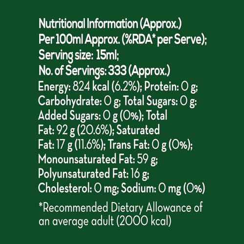 Image of Del Monte Pomace Olive Oil (Imported) | All-purpose everyday cooking oil for regular Indian cooking | Ideal for deep frying, roasting, baking | High MUFA & Low in Saturated Fat | Pomace Olive Oil, 5L Tin Bottle
