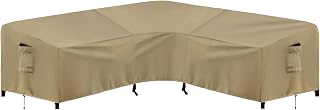 PureFit Outdoor Sectional Cover Waterproof L Shaped Patio Furniture Covers