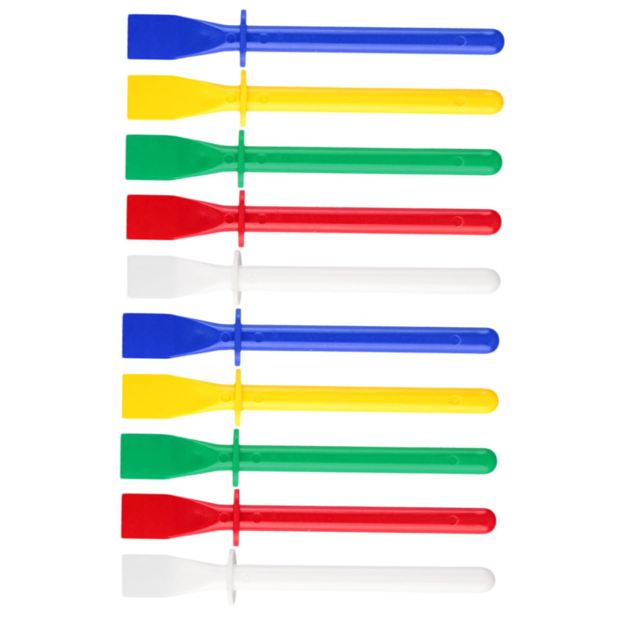 jojofuny 4 Set Striscio Di Colla Fai Da Te Kit Tie Dye Nastro Adesivo Distributore Di Nastro Colla Stick Glue Raschietto Per Colla Spatola Per Colla Per Cuoio Materiale Pp 10 Pezzi * 4