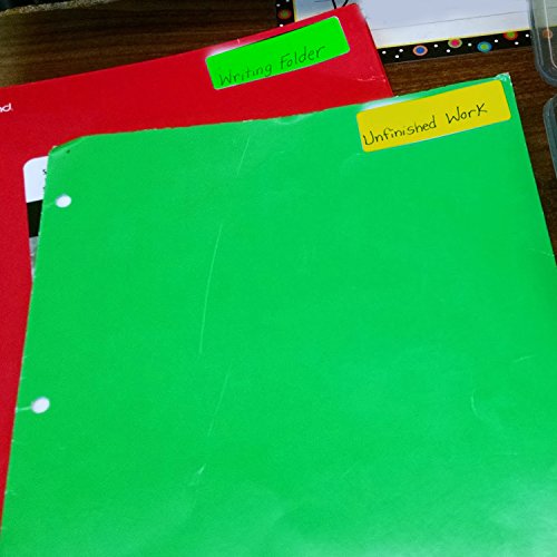 Avery Rectangular Color Coding Labels, 1 X 3 Inches, Assorted, Removable, Pack Of 72 (06722) #TOP2