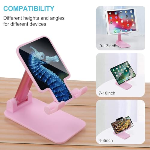 Support de téléphone portable compact rose ultra stable avec hauteur ajustable - 3