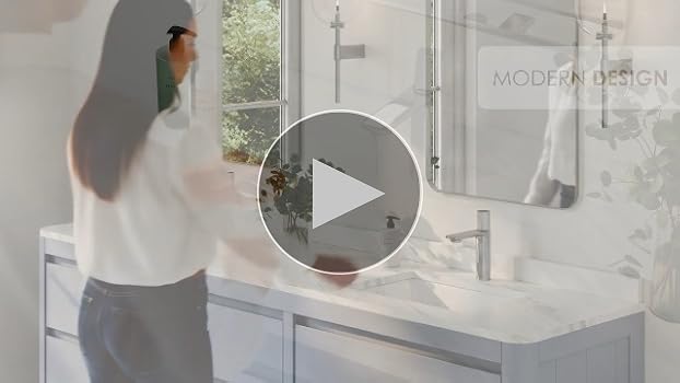 Stylish Bathroom Sink 18 1/4 Inch Ceramic Porcelain