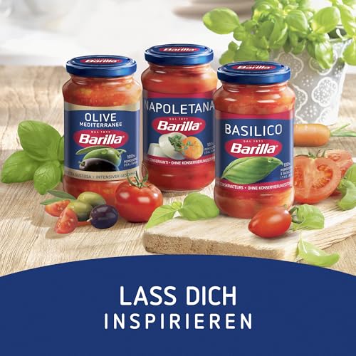 Barilla Pizzasauce (6x400g) | italienische Tomaten in Kombination mit einer perfekten Mischung aus Kräutern und Gewürzen