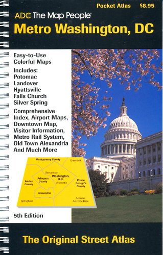 Metro Washington, D.C., Pocket Atlas: ADC, the Map People ...