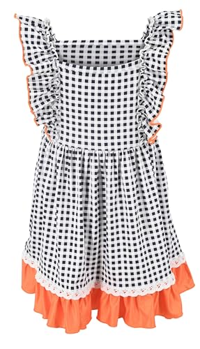 Image of Unique Baby Girls Smocked Holiday Dress for Big Kids and Toddler Outfit Clothes with Embroidery