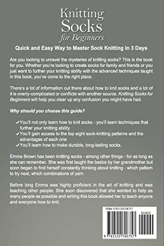 Knitting Socks for Beginners: Quick and Easy Way to Master Sock Knitting in 3 Days: 1