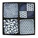 Kotobuki Blue and White Small Square Plate Set 3.5" Square