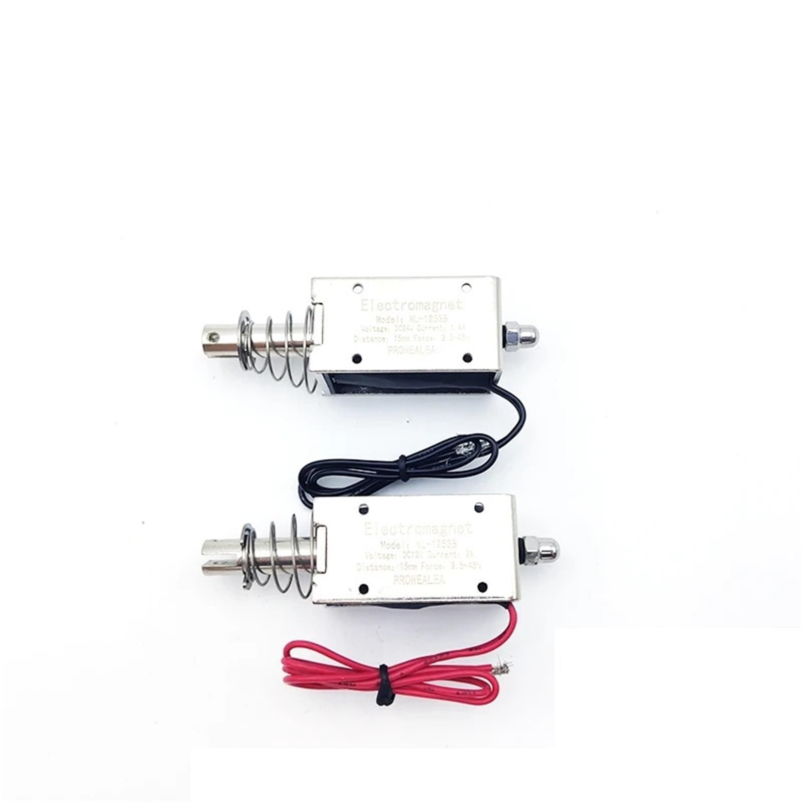Aimant électrique linéaire WL-1253B 24V pour motorisation de trappes et tri de pièces
