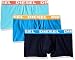 Diesel Men's 3-Pack Shawn Fresh and Bright Trunk, Navy Blue, Light Blue, Turquoise/New, Medium