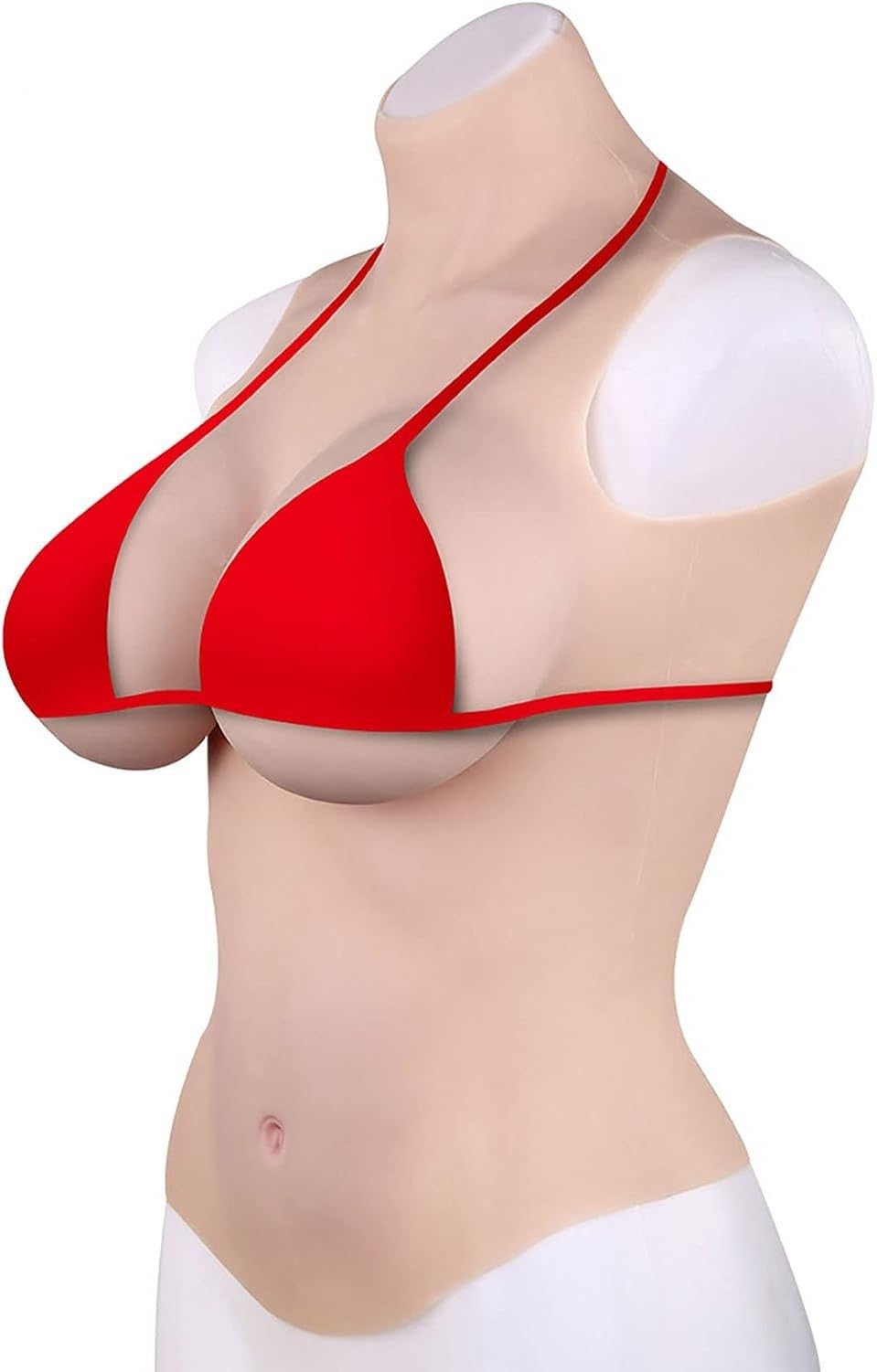 Placa de Silicona para Pecho Forma Redonda Realista Relleno de Gel Liquido para Crossdresser Transgenero Mastectomia Sujetador Drag Queen Copa G, F Cup, F Cup