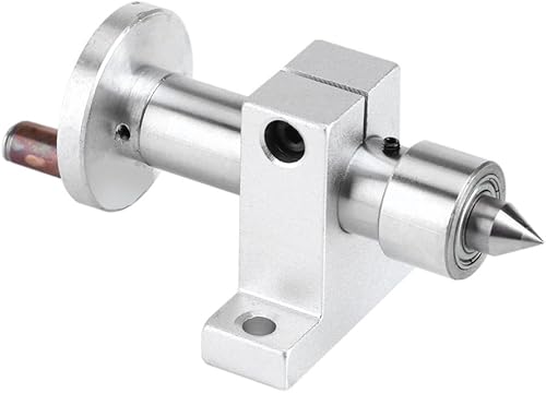Miniatura 5 de Centro giratorio de doble rodamiento ajustable Centro giratorio Piezas de bricolaje para mini máquina de torno Herramienta de carpintería